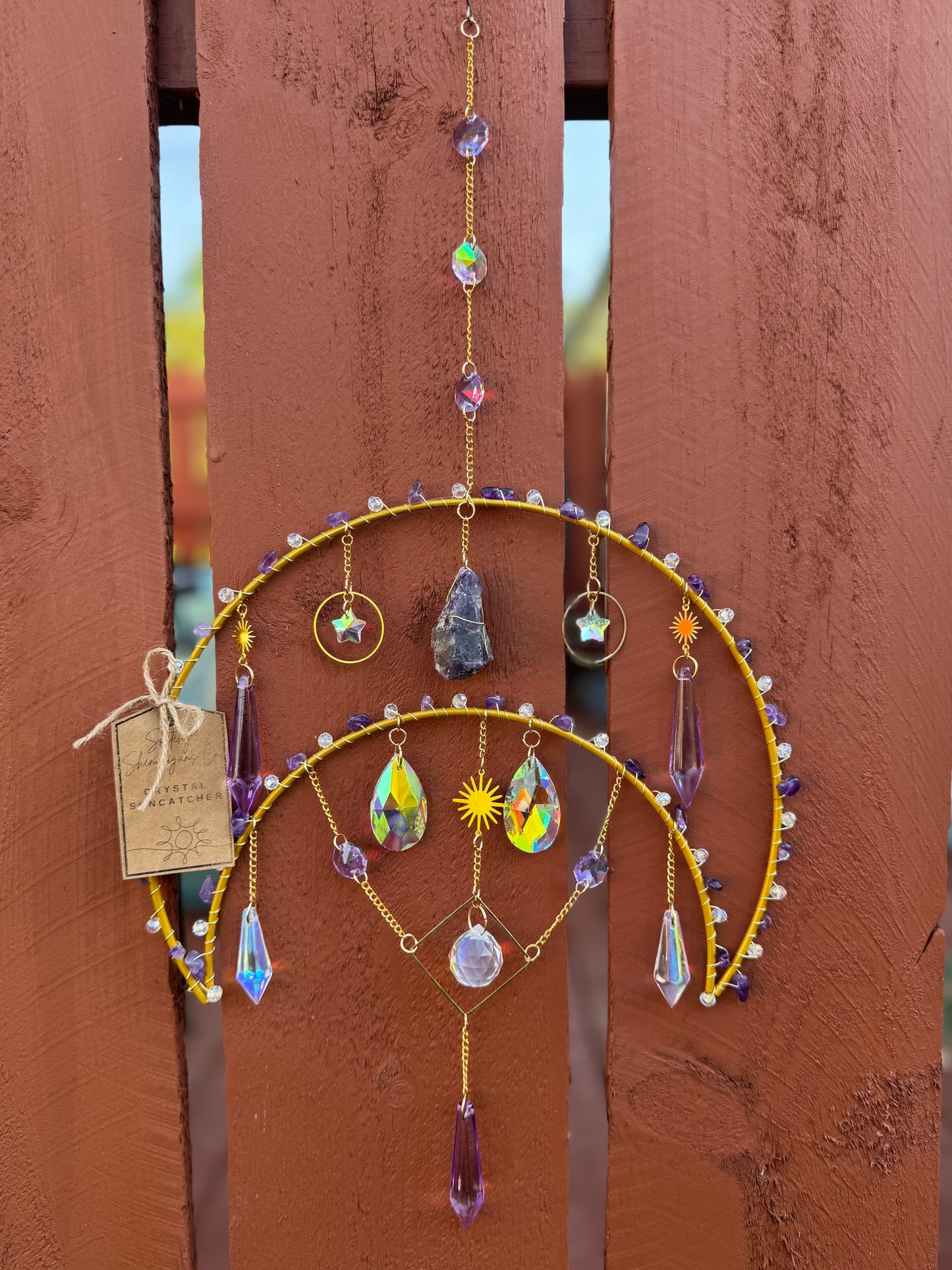 Crystal Amethyst Suncatcher