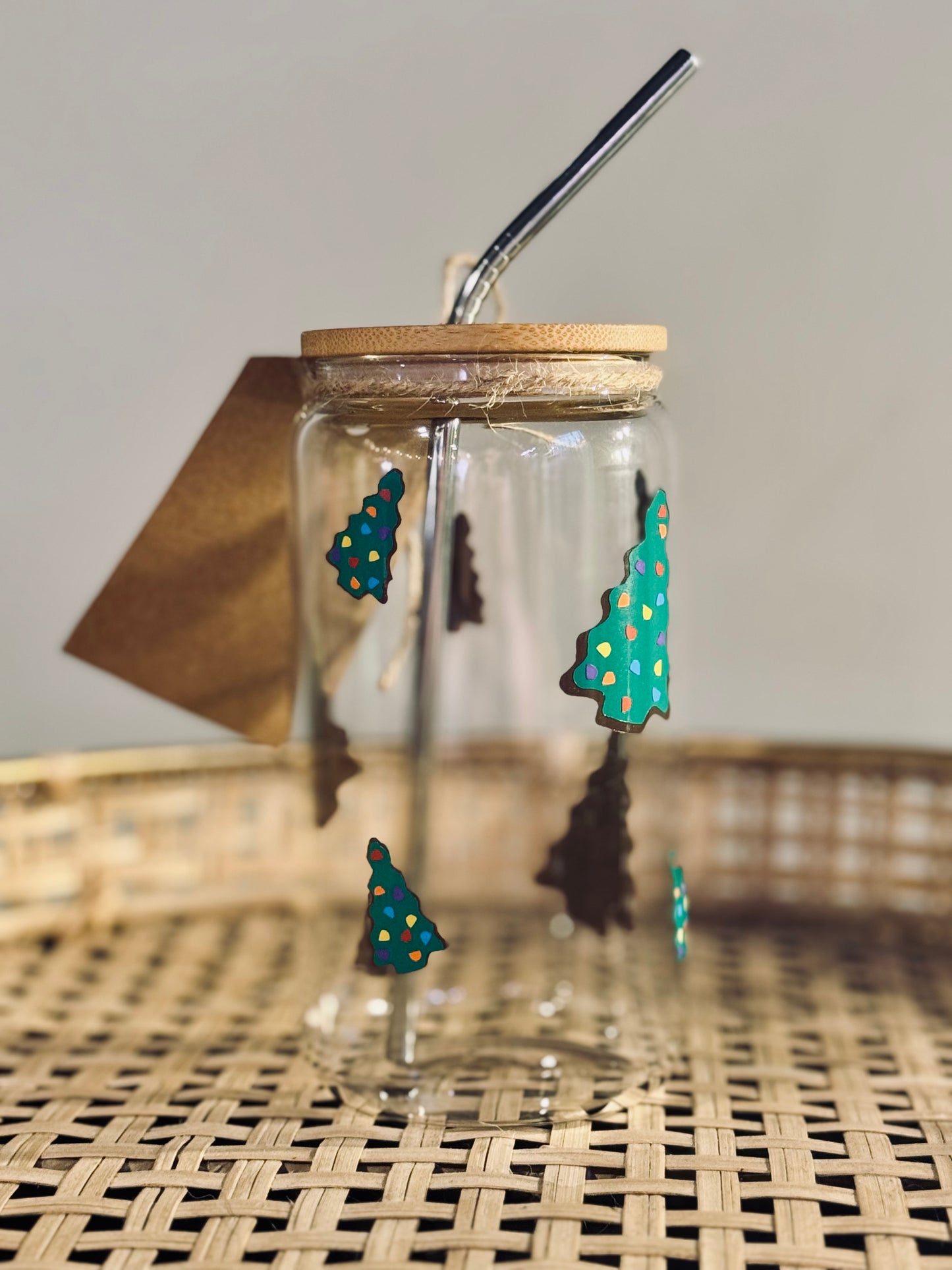 Cosmic Tree Brownie 16oz Glass Cup