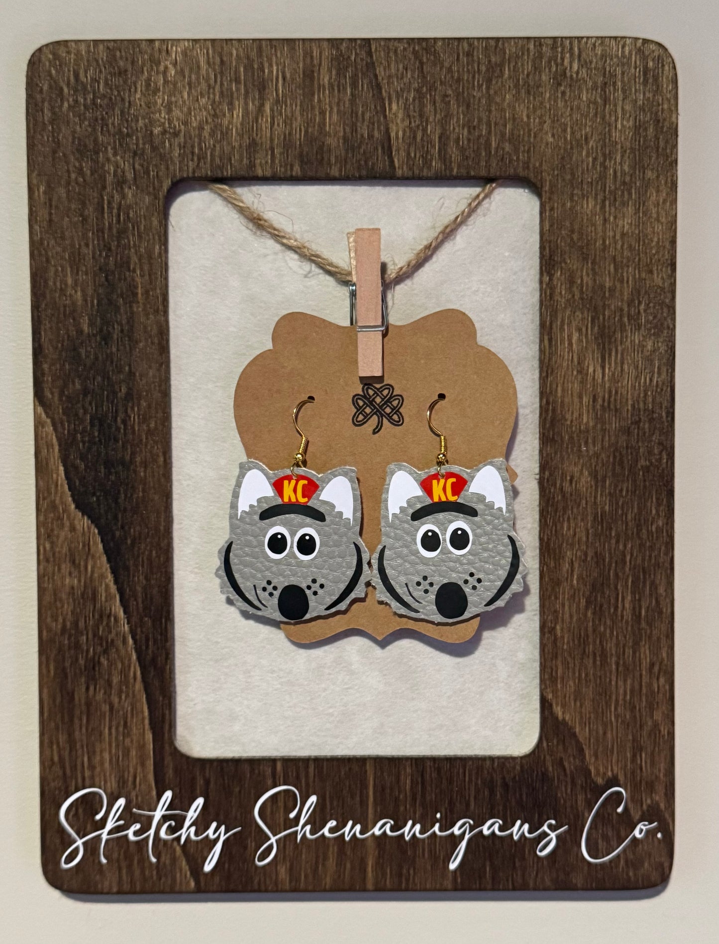 KC Wolf Earrings