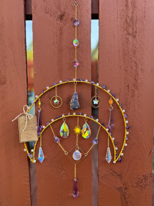 Crystal Amethyst Suncatcher