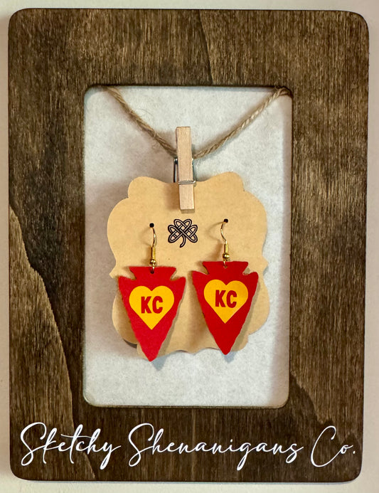 KC Arrowhead Heart
